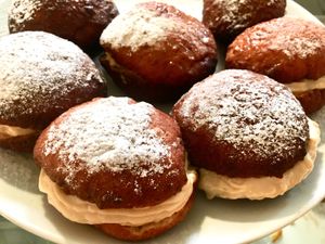 Cream Fulled Doughnut  at Padoca Vegan in Sao Paulo