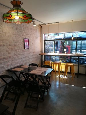 Main room at Padoca Vegan in Sao Paulo