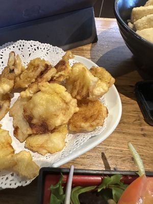 Tempura chips  at Tempura Japanese Cafe in Elsternwick