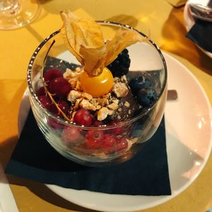 vegan avocado chocolate mousse  at Vero Gastrobar in Naples