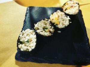 Sushi with vegetables ( vegan ) at Vero Gastrobar in Naples