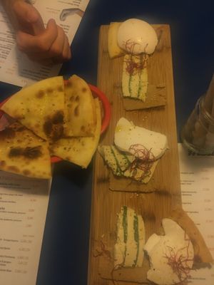 Cheese platter  at Mastino V in Amsterdam