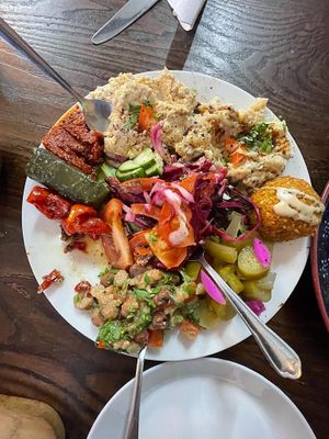 Platter for one (!) at The Olive Branch in Wivenhoe