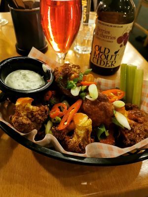 Bbq cauliflower at Down the Hatch in Liverpool