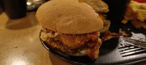 The Zinger Burger at Down the Hatch in Liverpool