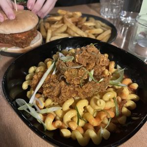 Mac and cheese  at Down the Hatch in Liverpool