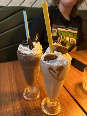 Oreo & biscoff milkshakee  at Down the Hatch in Liverpool