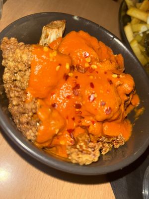 Zinger Cauli wings   at Down the Hatch in Liverpool