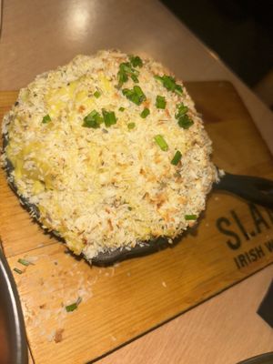 Baked mac and cheese   at Down the Hatch in Liverpool