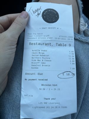   at Down the Hatch in Liverpool