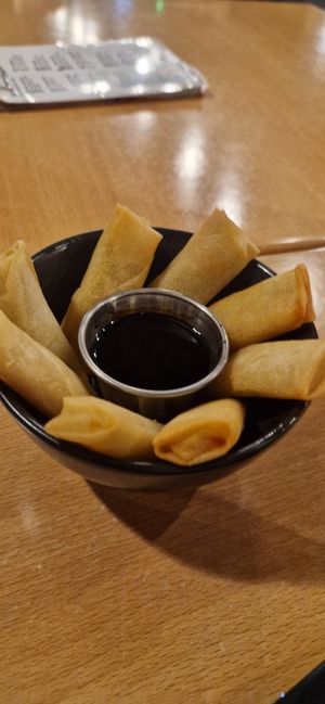 Spring rolls at Down the Hatch in Liverpool