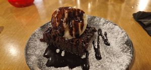 Brownie cakehole at Down the Hatch in Liverpool