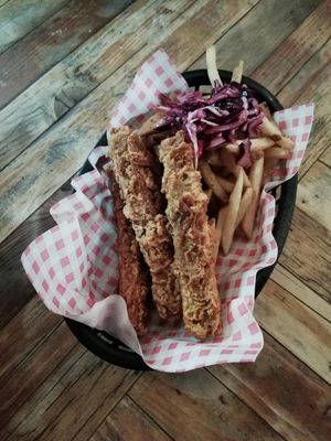 seitan strips at Down the Hatch in Liverpool