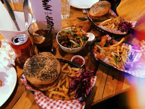 S&P bits, spicy burger, loaded fries at Down the Hatch in Liverpool