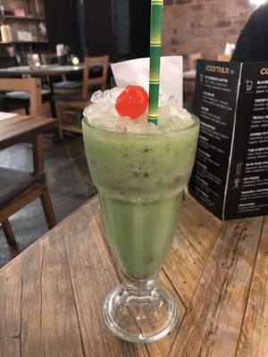 Shamrock shake  at Down the Hatch in Liverpool