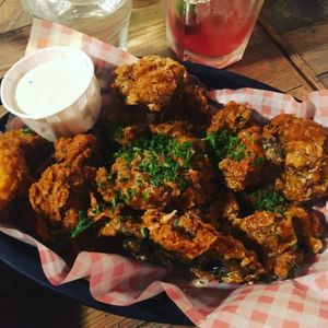 Fried Mushrooms  at Down the Hatch in Liverpool