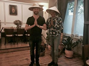 Take a Hat. Take a photo. So we did! at Chi Oh in Berlin