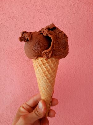 Helado de chocolate 🍫 at Vegan Parad-ice in Cruz De Huanacaxtle