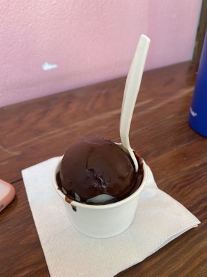Mint chocolate chip at Vegan Parad-ice in Cruz De Huanacaxtle