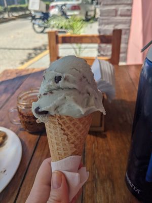 Mint chip at Vegan Parad-ice in Cruz De Huanacaxtle