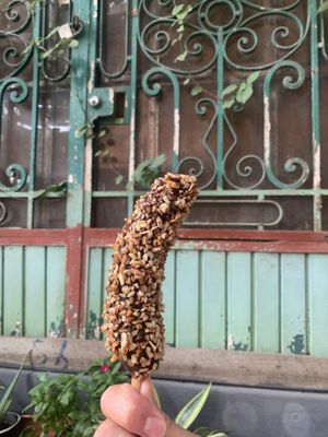 Banana with nuts   at Vegan Parad-ice in Cruz De Huanacaxtle