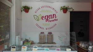 Nice litlle ice cream shop. Natural and not too sweet flavours. The owner is very kind person supporting vegan life style. Must visit if you are going out of Puerto Vallarta. at Vegan Parad-ice in Cruz De Huanacaxtle