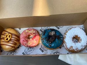 Donuts  at Doe Donuts in Portland