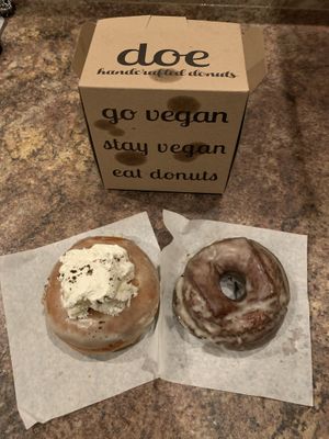 Portland Fog with Earl Grey glaze & Gingerbread  at Doe Donuts in Portland