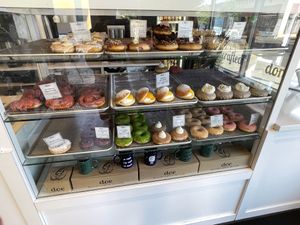   at Doe Donuts in Portland