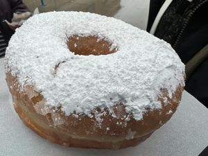 French toast donut   at Doe Donuts in Portland