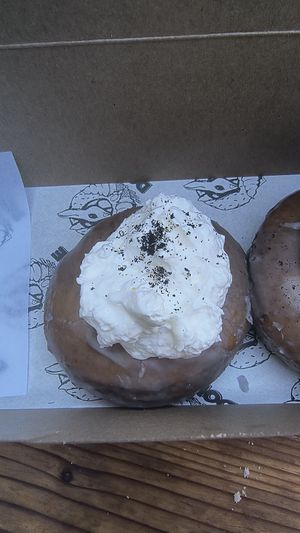 Portland Fog at Doe Donuts in Portland