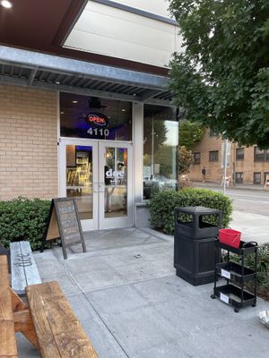 Outside   at Doe Donuts in Portland