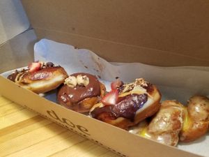 donuts!! at Doe Donuts in Portland