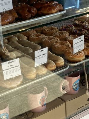   at Doe Donuts in Portland