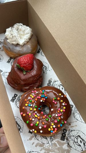   at Doe Donuts in Portland