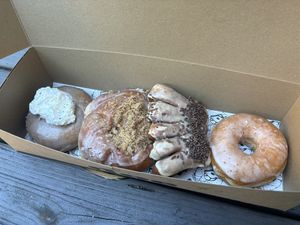   at Doe Donuts in Portland