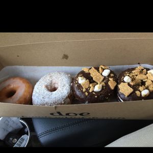 French Toast, something else and 2 Snores. at Doe Donuts in Portland