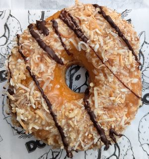 Samoa at Doe Donuts in Portland