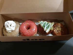 donuts at Doe Donuts in Portland