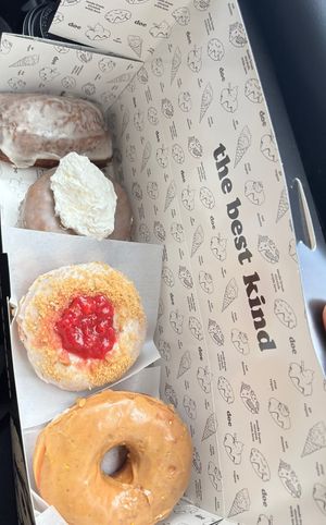   at Doe Donuts in Portland