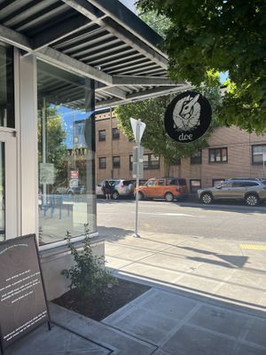   at Doe Donuts in Portland