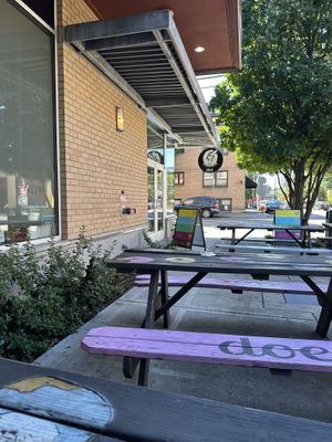   at Doe Donuts in Portland