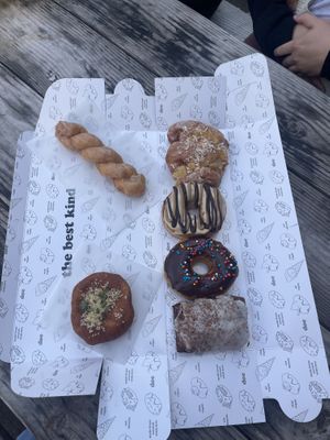   at Doe Donuts in Portland