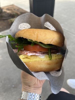 BLT Donut  at Doe Donuts in Portland
