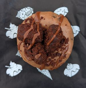 Mississippi Mud at Doe Donuts in Portland