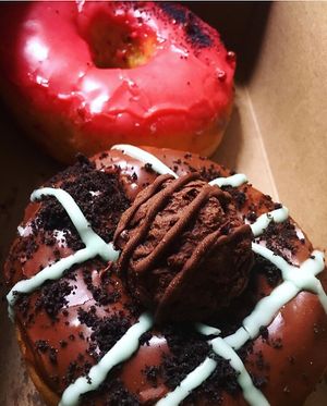 Best donuts in the world  at Doe Donuts in Portland