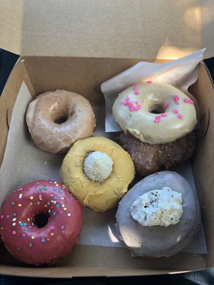 SO good at Doe Donuts in Portland