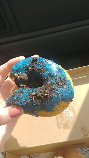 Cookies and creme at Doe Donuts in Portland