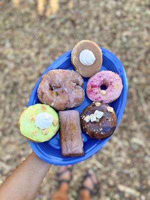 So much deliciousness  at Doe Donuts in Portland