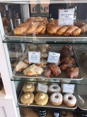 I start drooling every time I look at these.... check the website for the current rotation of flavors. at Doe Donuts in Portland